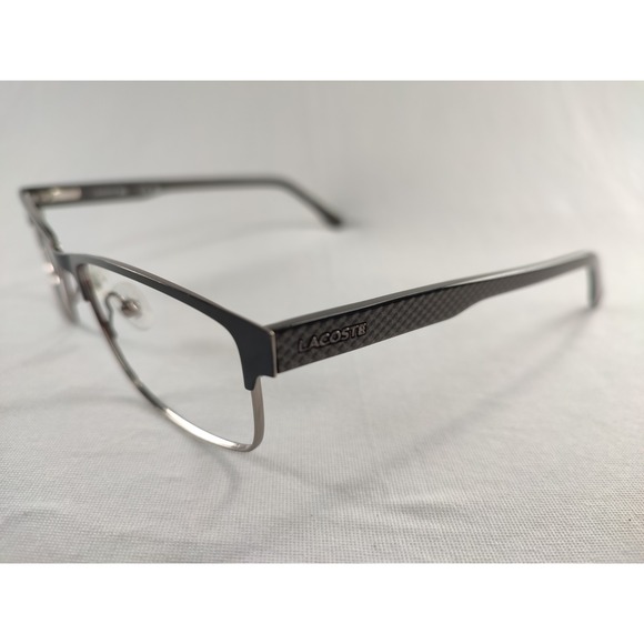 Lacoste Other - Lacoste L2217 033 Eyeglass Frames Gunmetal Grey Carbon Fiber‎ Texture 52-17-140